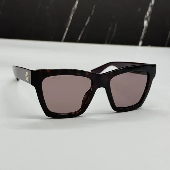 NEW GUCCI SUNGLASSES HAVANA WOMEN EYEWEAR GUCCI GG1714S 007 - Picture 5 of 11